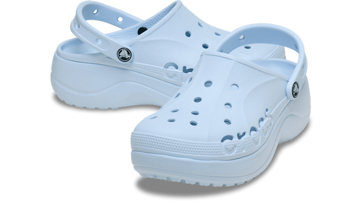 Crocs | Women | Baya Platform | Clogs | Mineral Blue | - 208186-4JQ