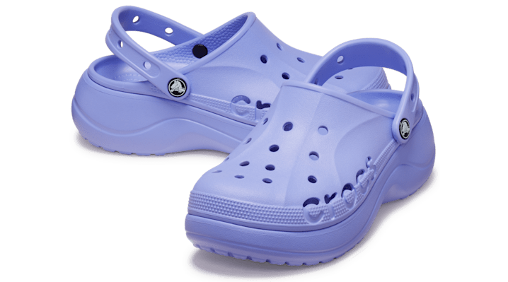 Crocs Baya Platform Klompen Damen Digital Violet - 208186-5PY