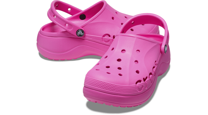 Crocs | Women | Baya Platform | Clogs | Electric Pink | - 208186-6QQ