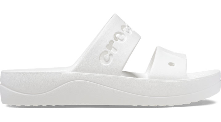Crocs Baya Platform Sandals Women White 8