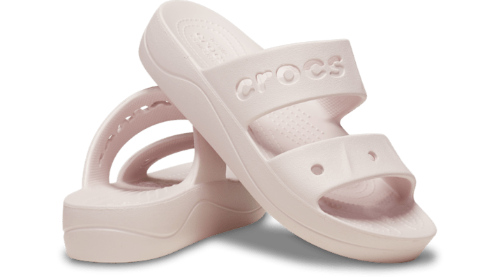 Crocs | Women | Baya Platform | Sandals | Barely Pink | - 208188-6PI