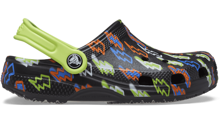 CROCS KIDS’ CLASSIC LIGHTNING BOLT CLOG 