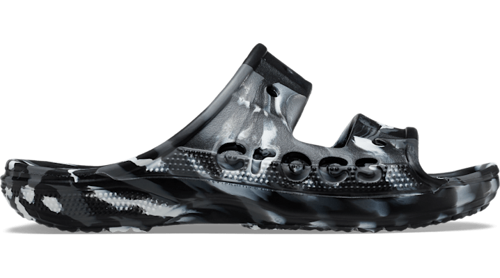 Crocs Baya Marbled Sandalen Unisex Black-Multi 36