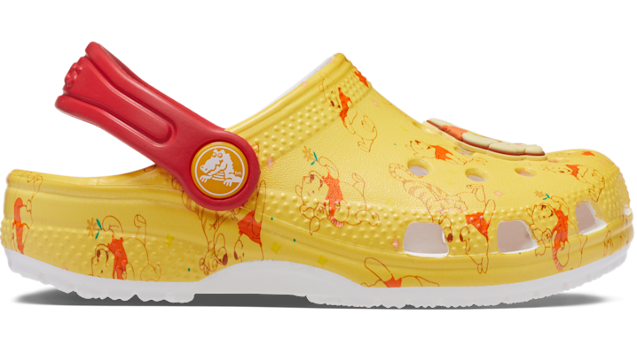 Image of Crocs Toddler Classic Winnie the Pooh Clog; White / Multi, C5