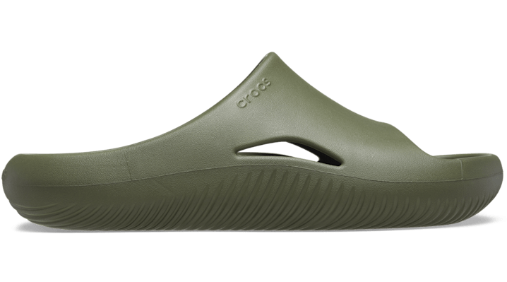 Crocs Mellow Slide In Army Green