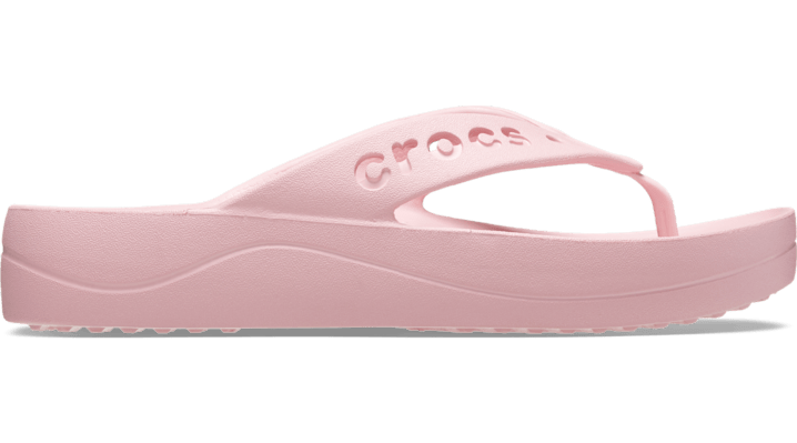 Crocs Baya Platform TeenSlippers Damen Petal Pink 42