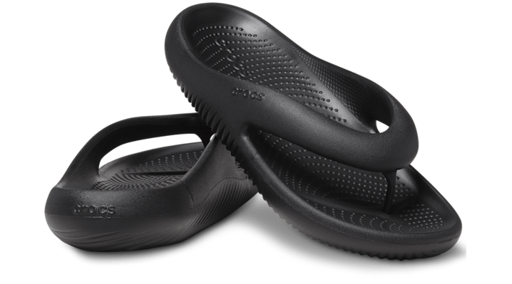 Crocs Mellow Recovery Flips Unisex Black
