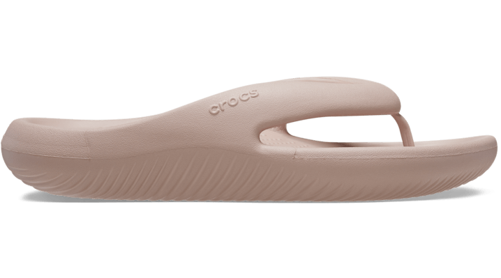 Crocs Mellow Recovery Flip In Pink Clay