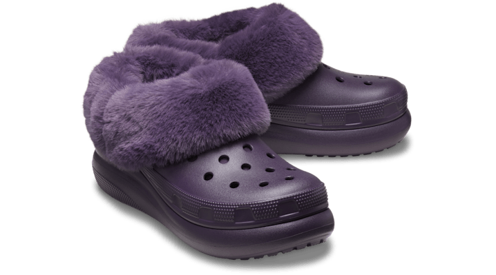 Crocs unisex Furever Crush Shoe Shoes Blue Calcite - 208446-5AS