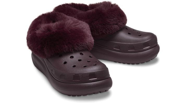 Crocs Furever Crush Shoe Shoes Unisex Dark Cherry - 208446-6WD