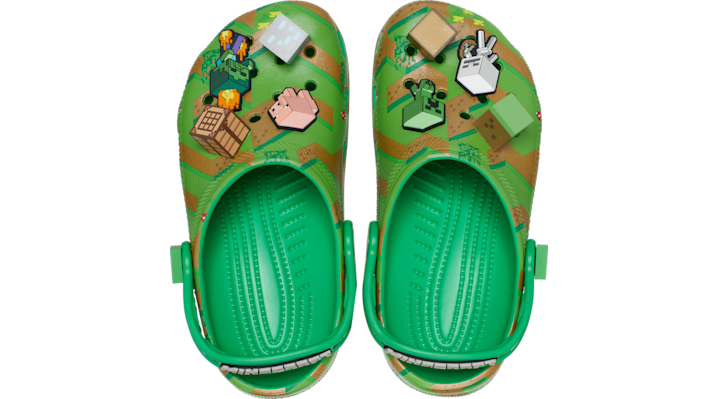 Crocs x Minecraft Classic Clog - Little Kid / Big Kid - Green