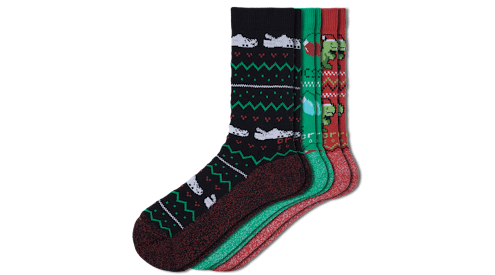 

Crocs Socks Holiday Crew 3-Pack