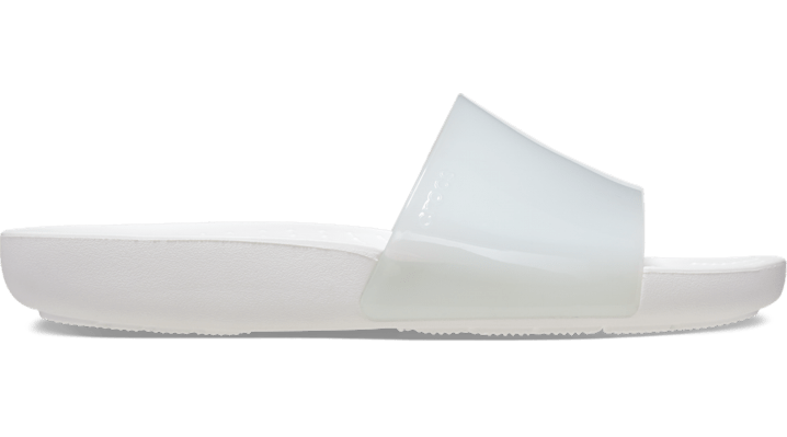 Crocs Splash Glossy Slides Women White 4
