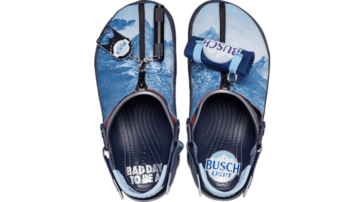 Shop Crocs Busch Beer X  Classic All Terrain Clog In Multi