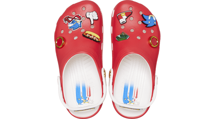 Crocs Sonic The Hedgehog Classic Clog In Red