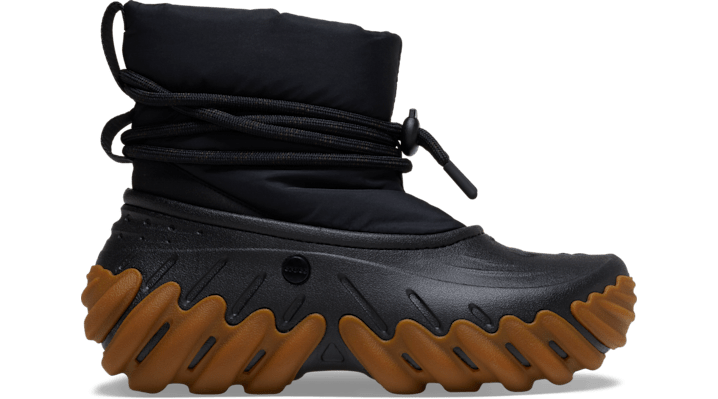 Crocs Echo Boot Bottes Unisex Black / Gum 37 In Black/gum