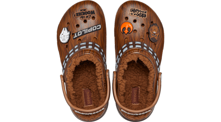 Shop Crocs Toddler Star Wars™ Classic Lined Clog In Espresso