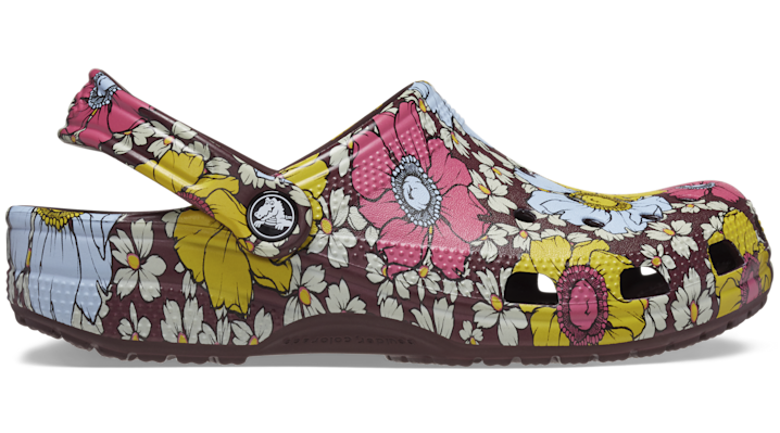 Crocs Classic Retro Floral Clog, Men 10 Women 12