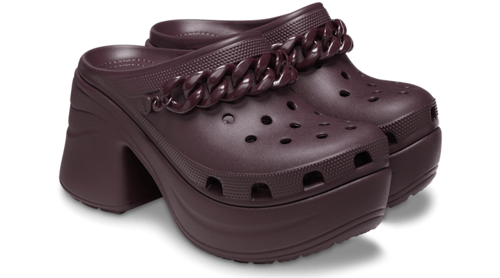 Crocs Siren Chain Clogs Unisex Dark Cherry - 209018-6WD