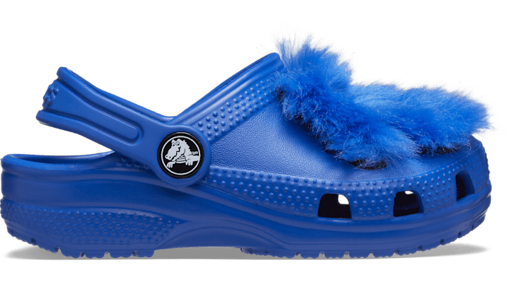 Crocs Toddler Classic I Am Monster Clog In Blue Bolt