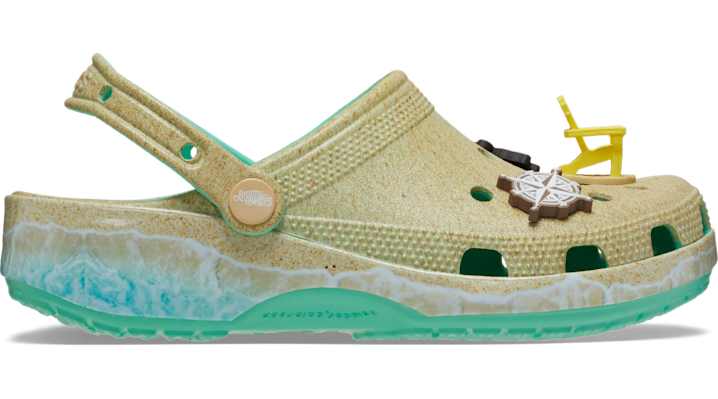 Crocs Margaritaville Beach Classic Clog In Pistachio