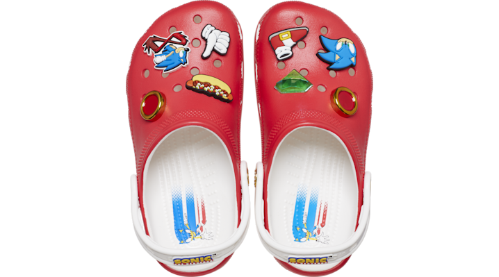 Crocs Toddlers' Sonic The Hedgehog Classics Clog In Red | ModeSens