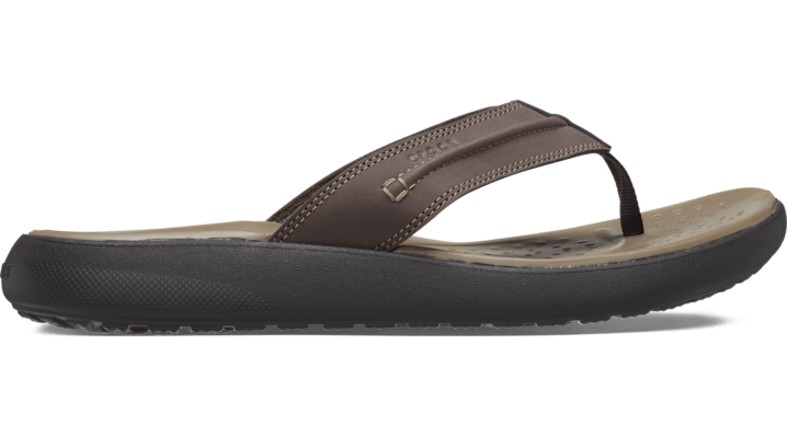 Crocs Men's Yukon Vista Flip Flop Sandals (Espresso) - Size 11.0 M