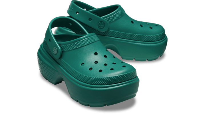 Crocs Stomp Klompen Unisex Emerald - 209347-302