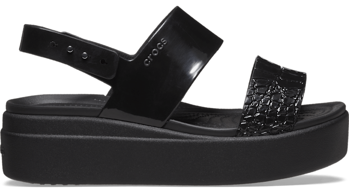 

Brooklyn Croco Shine Low Wedge