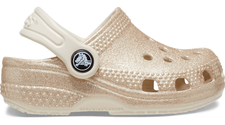 Crocs Infant  Littles™ Glitter Clog In Champagne Glitter