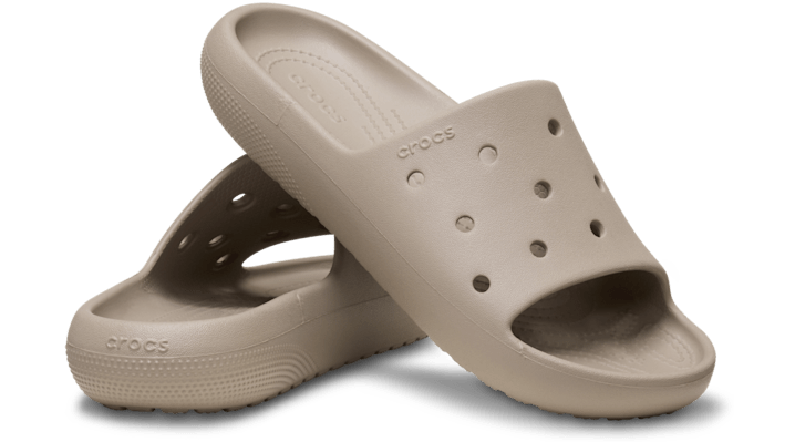 Crocs | Unisex | Classic | Slides | Taupe | - 209401-214