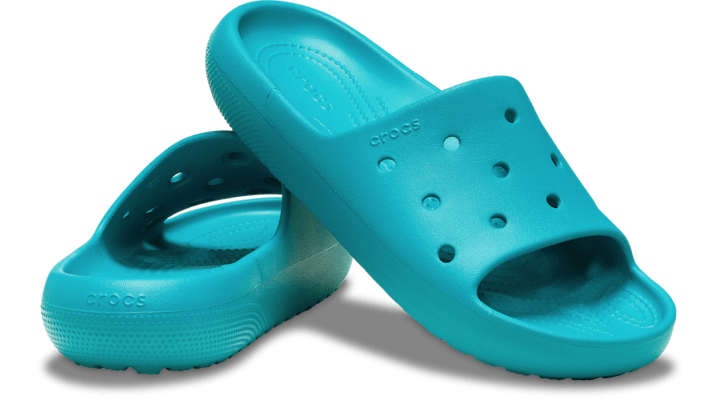 Crocs | Unisex | Classic | Slides | Turbo Teal | - 209401-3AY