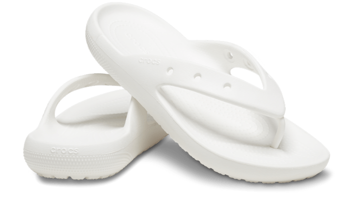 Crocs | Unisex | Classic 2.0 | Flips | White | - 209402-100