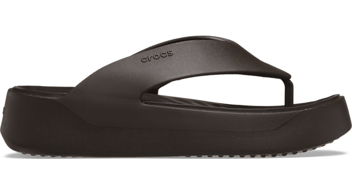 Crocs Getaway Platform Flip In Espresso