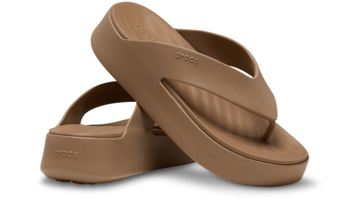 Crocs | Women | Getaway Platform | Flips | Milk Chocolate | - 209410-2JJ