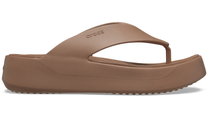 Crocs Getaway Platform TeenSlippers Damen Latte 34