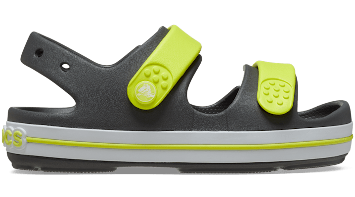 Crocs Toddler Crocband™ Cruiser Sandales Enfants Slate Grey / Acidity 19 - Crocs FR Feed New - Modalova
