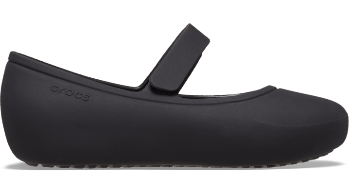 Image of Crocs Toddler Brooklyn Mary Jane Flat; Black, C4