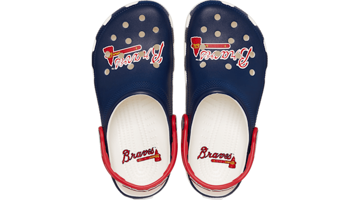 Crocs Mlb Atlanta Braves Classic Clog In White