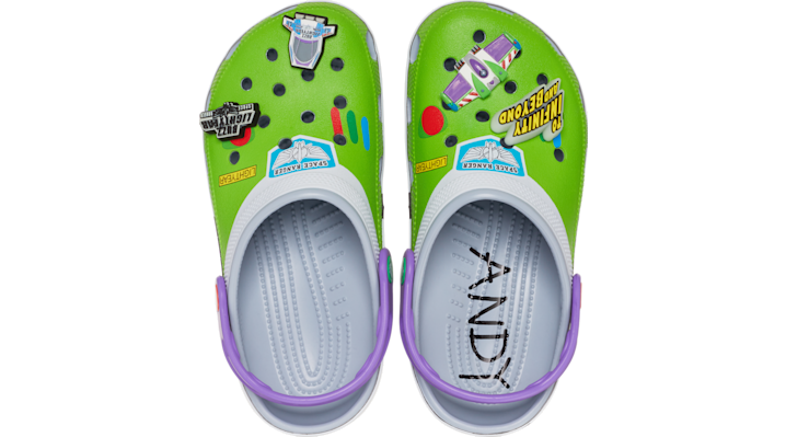 Image of Crocs Buzz Lightyear Classic Clog; Blue Grey, W4/M2