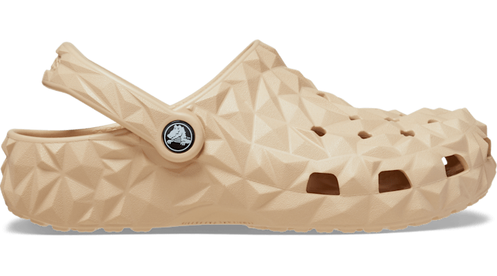 Crocs Classic Geometric Lightweight Clog In Shitake, Women's At Urban Outfitters In Shitake