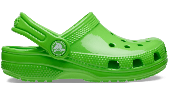 Crocs Kids’ Classic Neon Highlighter Clog; Green Slime