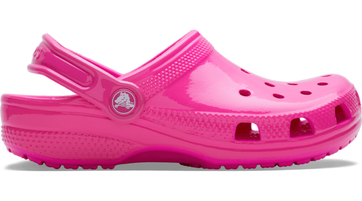 Crocs Toddler Classic Neon Highlighter Clog; Pink Crush