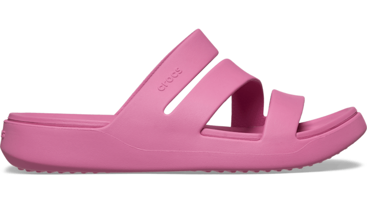 Crocs Getaway Strappy Sandales Femmes Quiet Rose