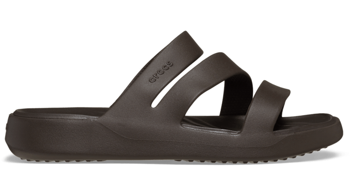 Image of Crocs Getaway Strappy; Espresso, W6