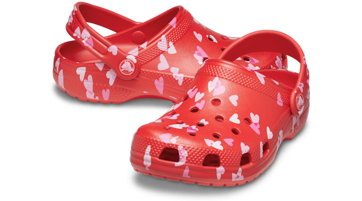 Crocs  Clogs (Shoes) Classic VDay Clog K  (girls) - 209754-6ZR