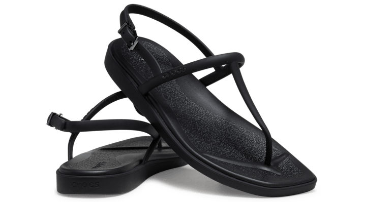 Crocs | Women | Miami Thong | Flips | Black | - 209793-001
