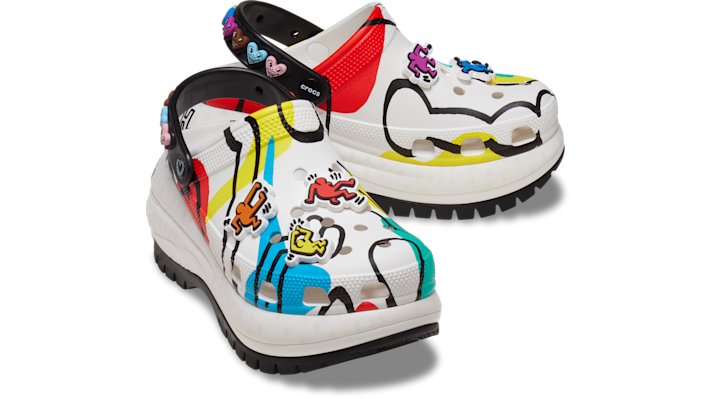 Crocs | Unisex | Keith Haring Mega Crush | Clogs | Black | - 209822-001