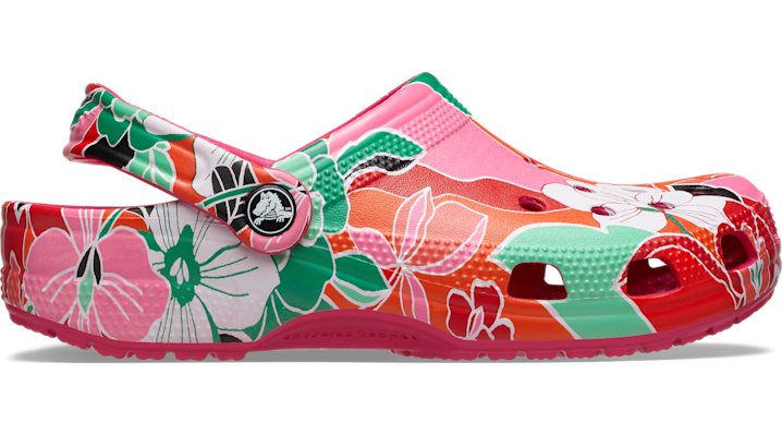 

Classic Woodcut Floral Clog