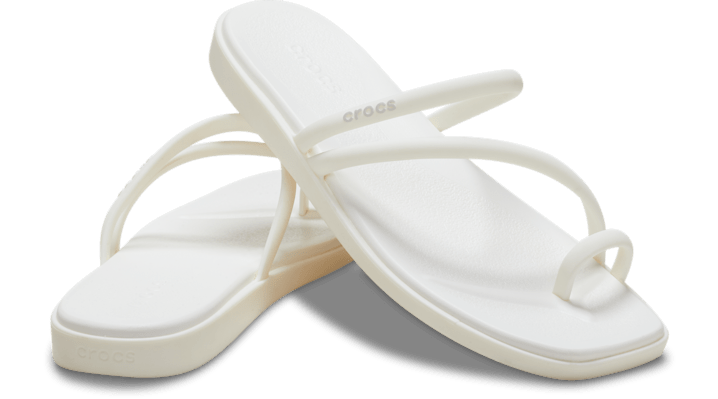 Crocs | Women | Miami Toe Loop | Sandals | Chalk | - 209862-0WV